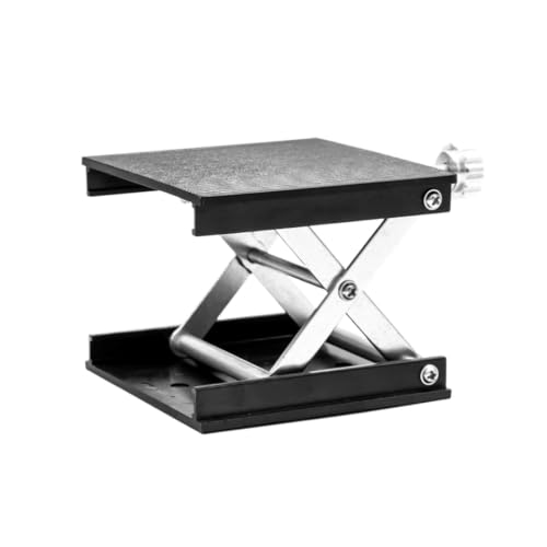 VgtHK Lab Jack Stand Lifter Router Plate Table,Black