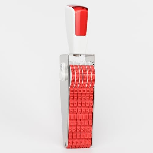 BS-5H40W32L Custom Rotating Rubber Stamp, Fully Customizable, Impression Height 0.15-0.20 inch (3.75-5mm), Impression Width 1.19-1.57 inch (30-40mm), 31-32 Rows, Made in Japan