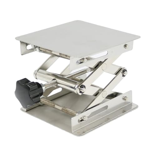 Mini Lifting Table 1pcs Stainless Steel Lifting Platform Laboratory Stand Scissor Rack Lab-Lift Table Size 150x150mm/200x200mm(150x150mm)