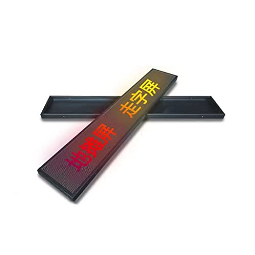 MekUk LED Sign Board Scrolling Message Full Color LED Sign Outdoor Advertising Programmable Scrolling LED Display Screen for Store, Car, Business, Promotion (Size : 61cm*22cm)