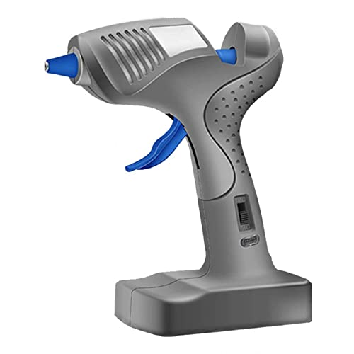 Cordless Hot Glue Gun, Fast Preheating Glue Gun Kit, w/ 3 Multipurpose Glue Sticks, Dual Power High Temp Melt Glue Gun Kit, for DIY Projects, Arts, Crafts, Quick Repairs and Home Decoration