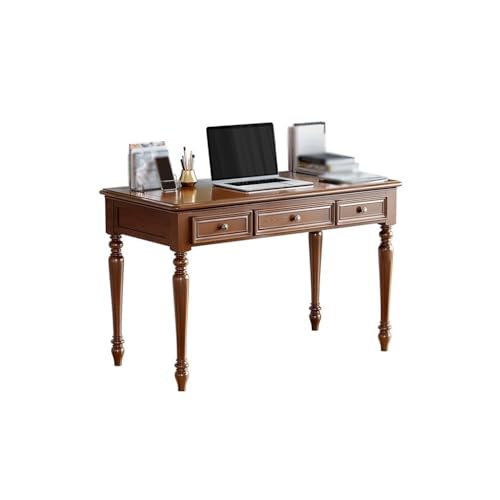 LINKIO Home Office Desks Countryside Solid Wood Desk Bedroom Computer Desk Simple Desk Study Dressing Table Computer Table Desk