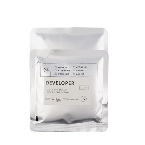 AyuHixL Universal Printer Developer Powder 240g Suitable for NPG-71 C5535 C5540 C5550 C5560 C-EXV51 GPR-55 NPG71 Carrier