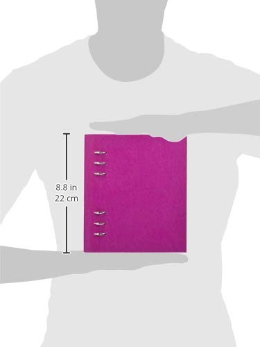 Filofax A5 Clipbook Refillable Notebook - Fuchsia