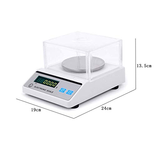 sdneNest Electronic Scale Experimental Digital Scales 0.001G/300G LCD Display High Precision Electronic Industrial Jewelry Gold Multifunctional Scale.200g/0.001g