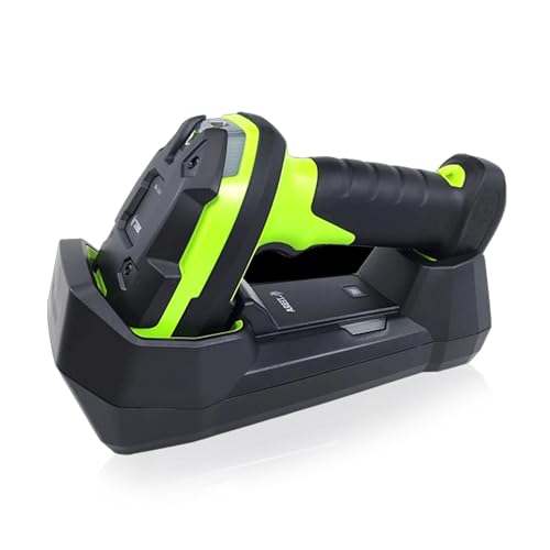 JetSet Label DS3678-SR Ultra-Rugged Cordless 1D/2D Barcode Scanner/Linear Imager Kit, Bluetooth, FIPS, Includes Cradle, Power Supply and Heavy-Duty Shielded 7 feet USB Cable (CBA-U42-S07PAR)