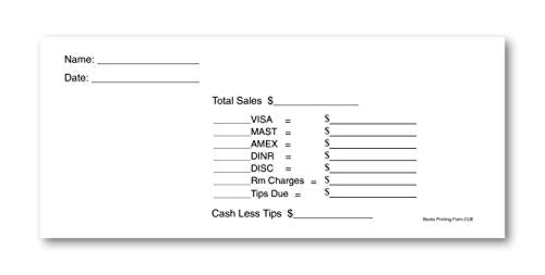 Restaurant Waitstaff Cash Out Tip Envelope - Gummed Seal - White - 9.5" x 4.13" (Pack of 500)