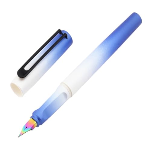 MVUYO Shape School Supplies Student Office Stationary Nib Fountain Pen Ink(C)