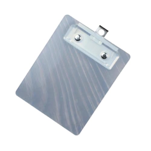 15Pcs Mini Transparent Clipboard Small File Folder Organizer Writing Paper Holder Clip Board Stationery Office School Supplies