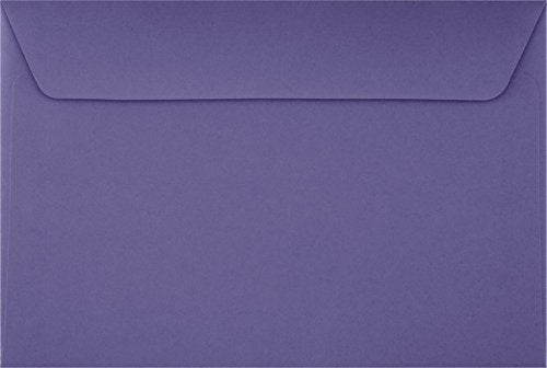 LUXPaper 6 x 9 Booklet Envelopes | Wisteria Purple | 80lb. Text | 500 Qty