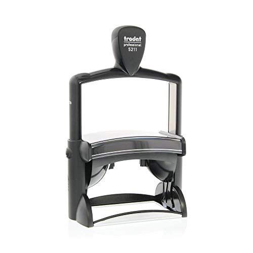 Trodat Professional 5211 Personalized Individual Custom Self Inking Stamp - 2-5/32 x 3-5/16" - up to 12 Lines