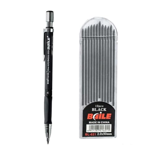 2.0mm Mechanical Pencil Set 2B For Drawing Writing Instrument Stationery(D)