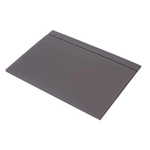 Gray Leather Desk Set - Desk Pad - Note Paper Holder -Pen Holder - Leather Coaster -Desk Accessories-Desk Organizer - Office Desk Accessories - Desktop Storage,Gray (9)