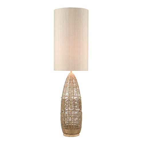 Elk Home Husk Floor Lamp - 1-Light in Natural, 55-Inch High, Transitional Style