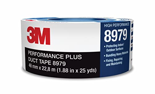 3M PERFORMANCE PLUS DUCT TAPE 8979, SLATE BLUE, 96 MM X 54.8 M, 12.1 MIL, 12 PER CASE