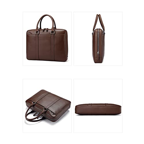 STBTOO Handbags Messenger Bags Briefcases Casual Daypacks Men's Genuine Leather Shoulder Bags Laptop Bags(1)