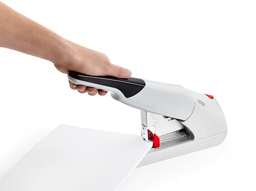 Novus B56 Heavy Duty Stapler, 200 Sheet Capacity, Anti-Jam, 3" Stapling Depth w/ Adjustable Guide, Staple Bypass, German Engineered (023-0059)