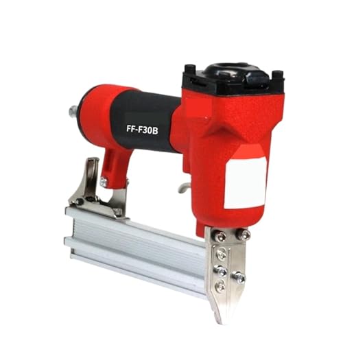 Oil-Free Pneumatic Staple Gun F-F30B Electric Nail Gun Furniture Staple Gun Heavy-Duty Finish Nailer Stapler Use for Wood and Upholstery