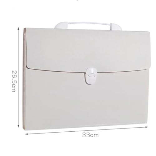 13 A4 Sized Pocket Expansion Folders Paper File Storage Organ Bag Holder Office School Organizer