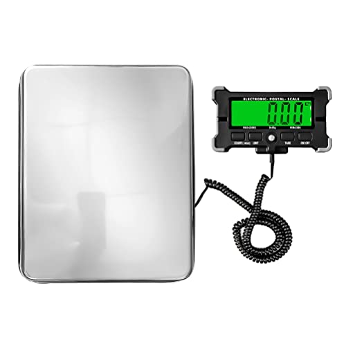 UYTROPLK Postal Scales Digital Weight for Packages Stainless Steel Shipping Scale with Tare Electronic Price Computing LCD Commercial Food Produce Kitchen