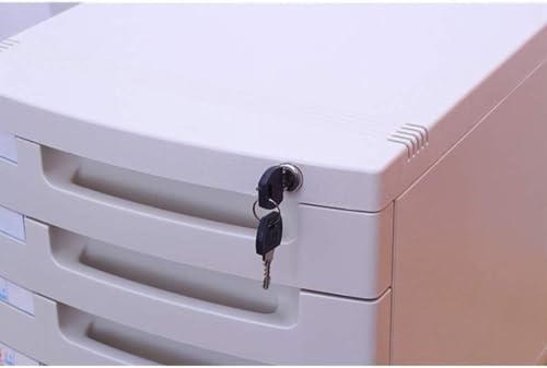 ZGLINMZ File Cabinet Flat File Desk Organizer Furniture File Cabinet with Lock Large Capacity Can Store A4 Files Bookcase