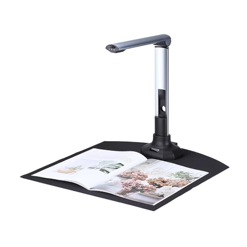 Document Scanner 10MP HD Foldable Portable Camera for Bills ID Cards Books Magazines Book Scanner high Speed