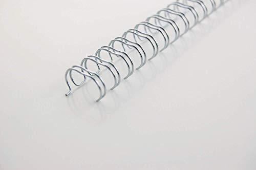 Rexel Binding Wire Elements 34 Loop for 85 Sheets 10Mm A4 Silver - Ref Rg810697 (Pack 100)