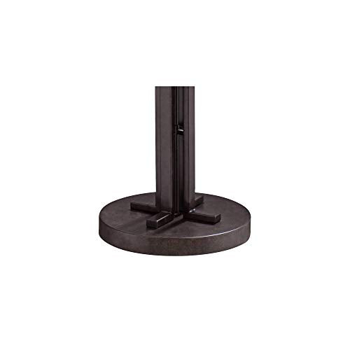 Franklin Iron Works Tristan 64" Tall Rustic Modern Bronze Floor Lamp