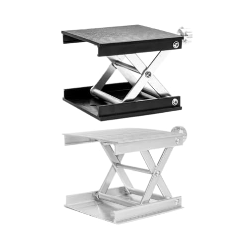 VgtHK Lab Jack Stand Lifter Router Plate Table,Black