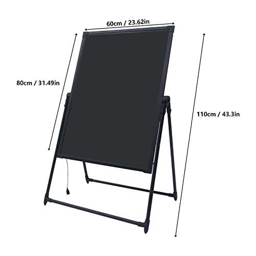 TOWIUOA LED Message Writing Board, 31.5 X 23.62'' Led Note Board Standing Menu Sign Board Led Message Board with 8 X Highlighters and Reinforced Brackets 7 Types Light Color for Menu Boards
