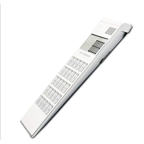 QERTYHJK Scientific Calculator Solar Portable Large Screen Display -Thin 12-Digit Power White 183 * 107 * 15mm