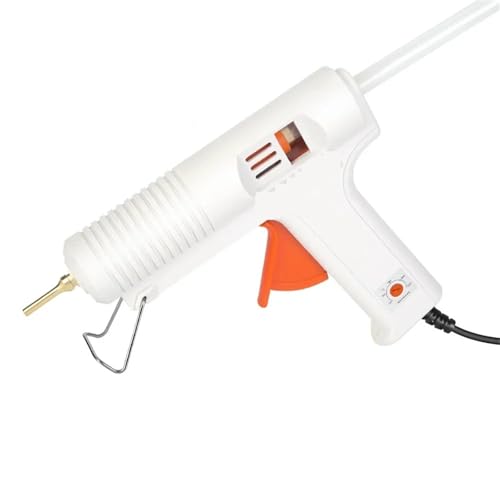 Hot Glue Gun, 120W Hot Melt Glue Gun Smart Adjustable Temperature Copper Nozzle Heater Muzzle Diameter 11mm Craft Repair Tool,Cordless hot Glue Gun