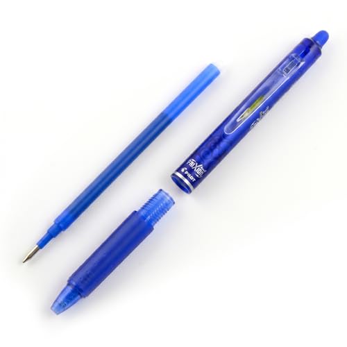 Pilot Pack of 12 Frixion Clicker Rollerball Pens 12 Refills 6 Free Blue