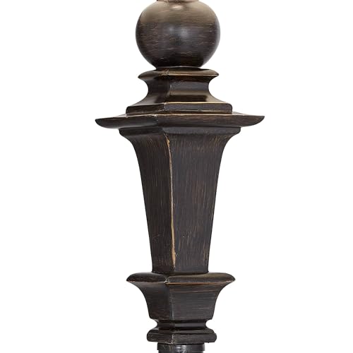 Madison 59" Tall Italian Bronze Floor Lamps Set of 2 Living Room