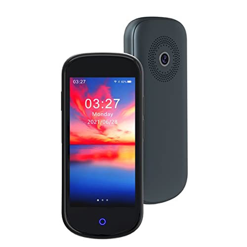 EliteBloom Portable Instant Voice Translator Photo Scanning Translator Foreign Language Translation Devices Recording Translation 4G WiFi/Offline,B