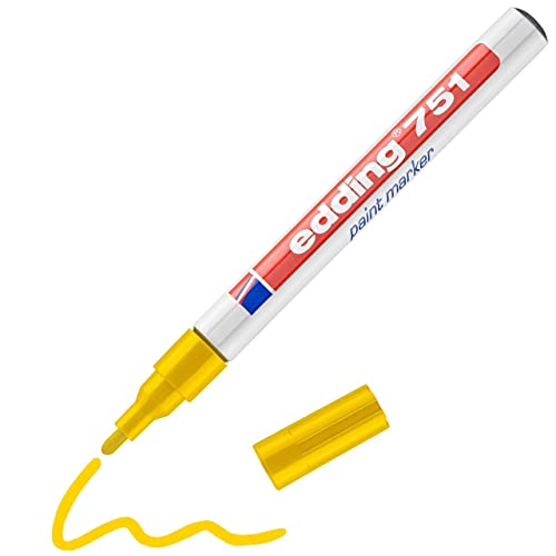 edding 750 Paint Markers Bullet Tip 2-4mm Line Yellow Ref 750-005 [Pack of 10]