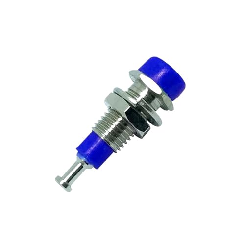 MKKJDZSWD 10/50/100PCS 2mm Binding Post With Nut(Blue 10Pcs,100PCS)