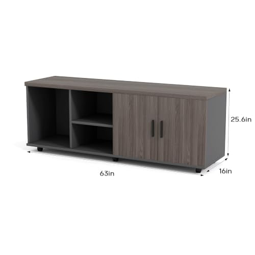 Lateral File Cabinet With Storage, Mobile Office Cabinet For Home Office