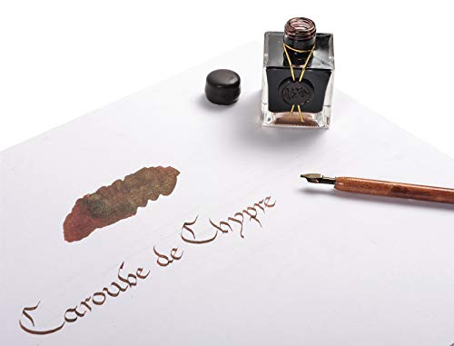 Brause - Ref 18015B - Bandzug 1.5 mm Calligraphy Nibs (Pack of 50) - Chisel Point Nib, Ideal for Latin Calligraphy, Solid Metal Construction, Ink Reservoir on Top