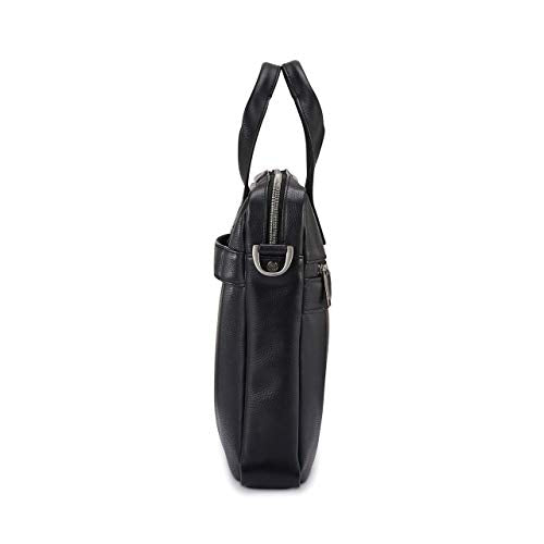 Samsonite Classic Leather Slim Brief, Black, One Size