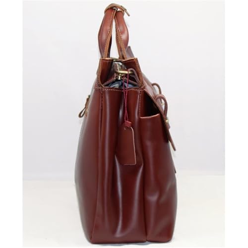 work bag Stylish Leather Laptop Bag For Men Messenger Bag Vintage Briefcase Shoulder Bag For Work And Travel Handbag