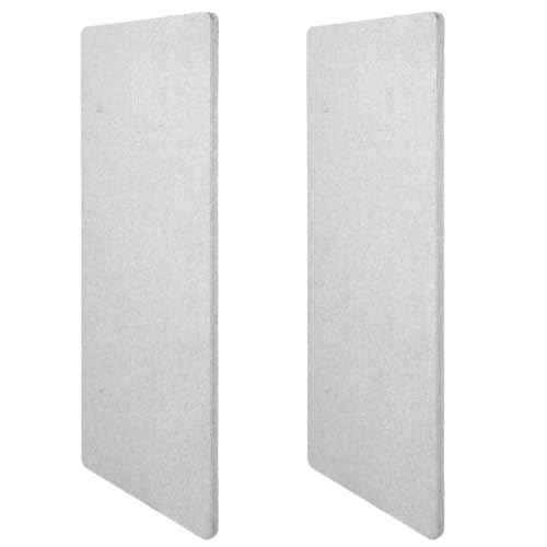 Generic 2 Pack Clamp-on Cubicle Partition Panel 61 x 24 Inch with 4 C-Type