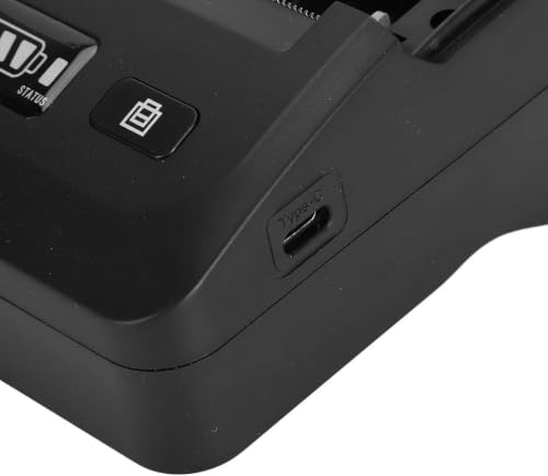 GEOTPVH Portable 80mm Thermal Receipt Printer 2600mAh Battery USB & Bluetooth 5.0 Rechargeable Mobile Receipt Pro Printer for Small Business Restaurant and Home Office