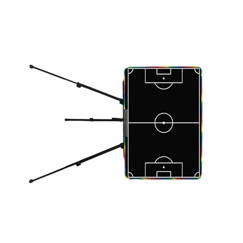 BELOWSYALER 28 Inch LCD Football Trainer Board Highlighting Encompassed Stand and Tap Erase Security for Strategic Planning Coaching Aid Training Tool