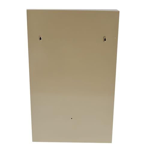 Banfluxion 160 Hooks Key Cabinet Lockable Key Organizer Storage Box Wall Mount Beige Key Lock Box with Colorful Key Tag