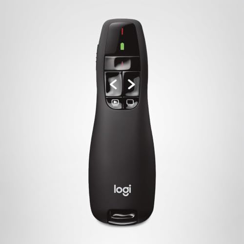 Logitech Wireless Presenter R400 USB A PowerPoint Clicker with Laser