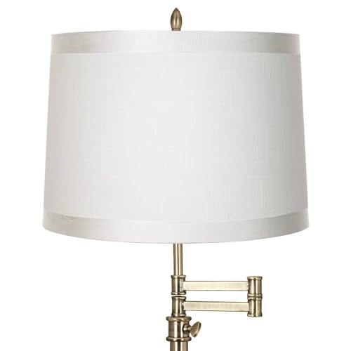 Westbury 36" Large Desk Lamp Adjustable Swing Arm Brass Antique Height