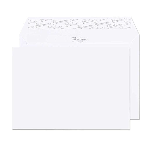 Premium Business C5 162 x 229 mm Wallet Peel and Seal Envelope - Brilliant White Wove (Pack of 500)