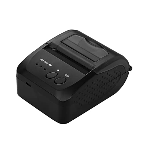 HBCDAAQ Portable Mini Direct Thermal Printer Thermal POS Receipt Printer with 2000mAh Battery USB/BT Mobile Printer