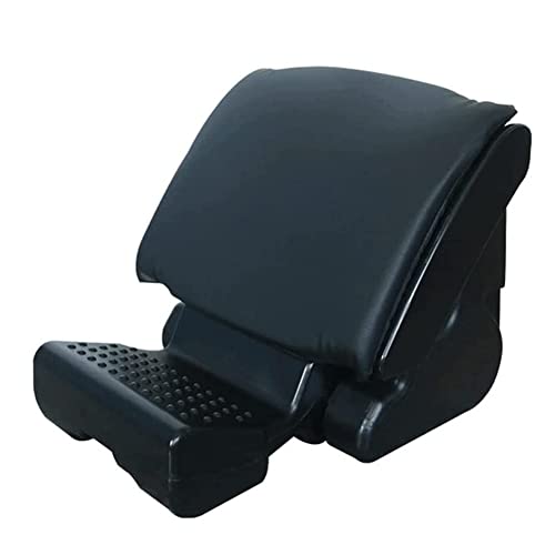 UOOD Premium Quality Adjustable Foot Rest Angle and Height Adjustment -Office or Home, Car Use, Ergonomic & Foot Massage (Color : Black)